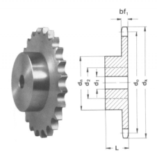 Звездочка цепи ПР-19,05-31,8 z=20 d=77